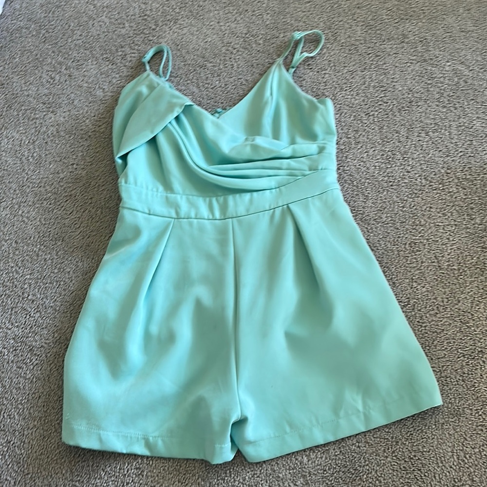 Teal Romper